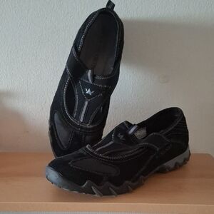 Mephisto Allrounder Women's Size 9.5 Shoes Trekking Suede Leather Hiking Slip-on